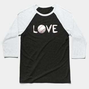 Baseball Love for Baseball Fans (White Letters) Baseball T-Shirt